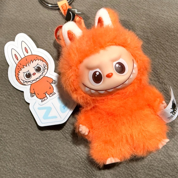 The Monsters Pin For Love Series Labubu Plush Keychain Blind Box - Z - Picture 6 of 11